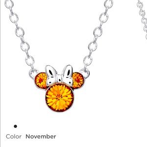 NWT Silver Plated Minnie Mouse Necklace by Disney